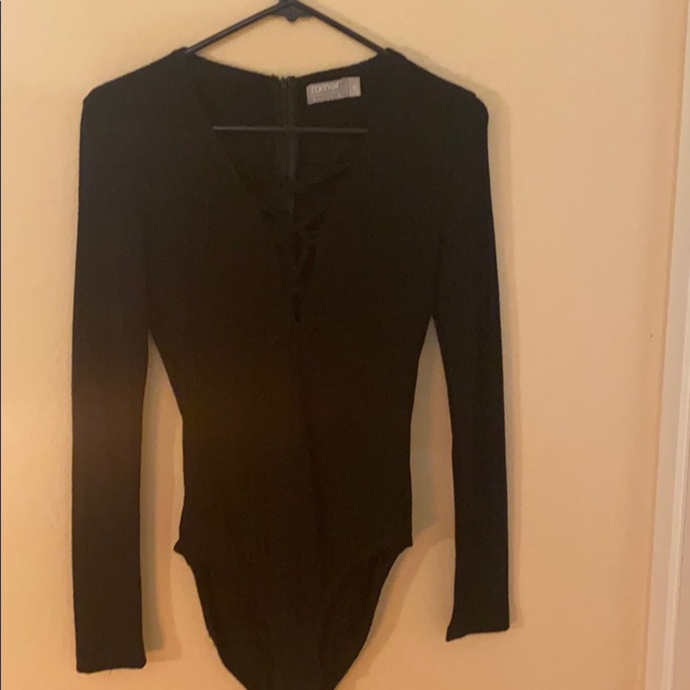 LF tie up bodysuit